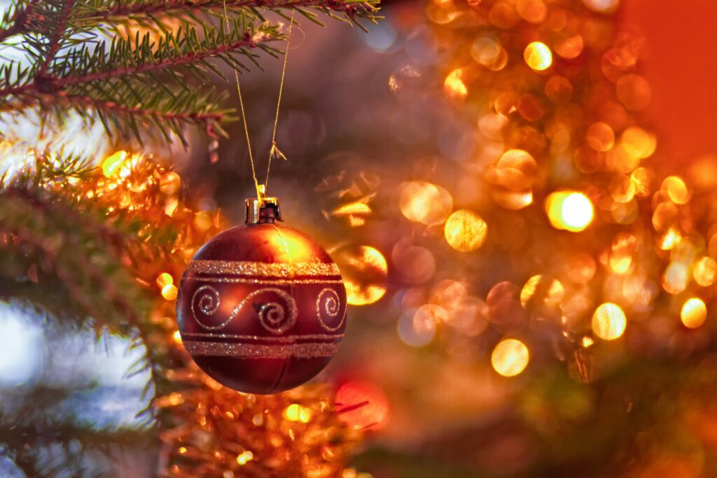 赤いオーナメント